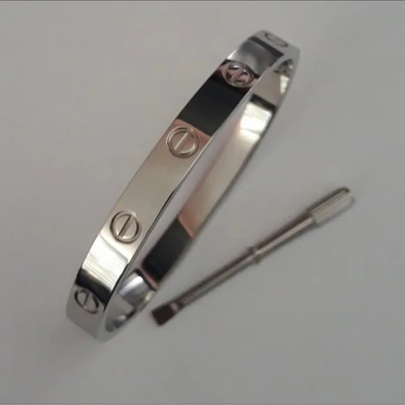 NEW Generic Love Bangle Bracelet with Screwdriver in Silver